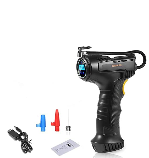 STHIRA Rechargeable Cordless air Pump - Portable Tyre Inflator for car,Ballon,Vehicle, Bicycles,BBQ,Swimming Ring,Motorcycle,Swimming Pool STHIRA Rechargeable Cordless air Pump - Portable Tyre Inflator for car,Ballon,Vehicle, Bicycles,BBQ,Swimming Ring,Motorcycle,Swimming Pool